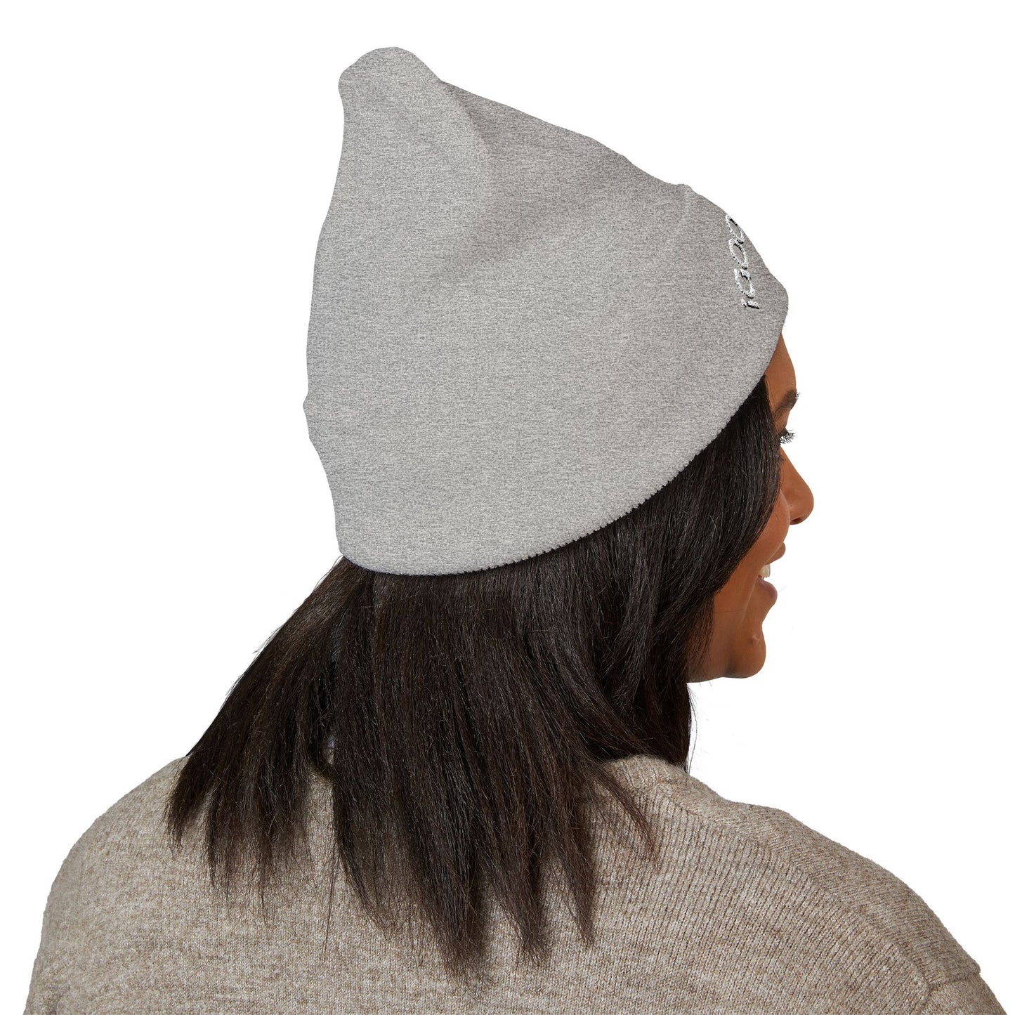 Good Vibes Cuffed Beanie - Cozy Winter Hat, Streetwear Accessories, Embroidered Gifts, Trendy Beanie for Men and Women